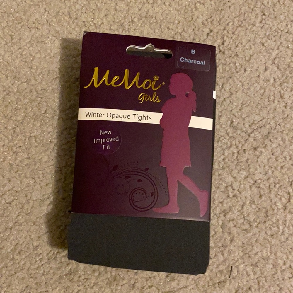 Memoi girls winter opaque tights